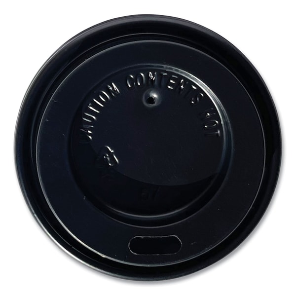 Boardwalk Hot Cup Lids, Fits 4 oz Cup, Black, 1000PK BWKHOTBL4 - main